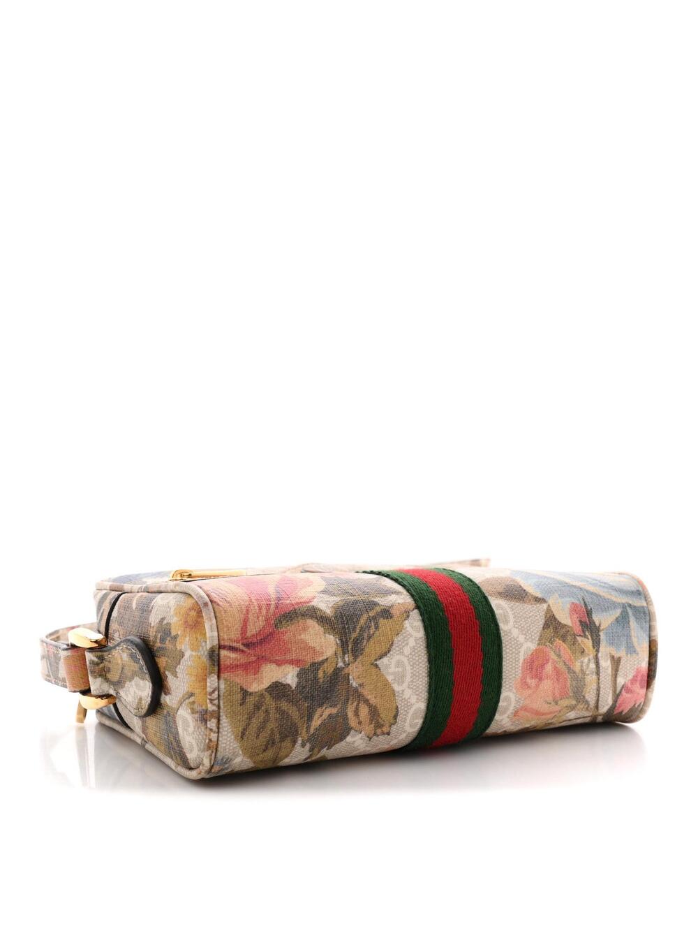 Gucci Gg Supreme Water Flora Web Mini #258898G11B - Picture 4 of 11